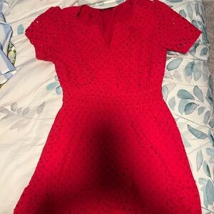NWOT Pretty Garden Red Dress